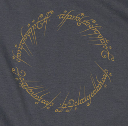 One Ring Script T-Shirt