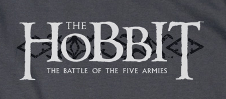 The Hobbit Battle of 5 Armies Ornate Logo T-Shirt