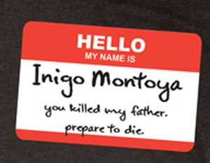 Hello Inigo Shirt Black - Click Image to Close