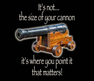 Size of Your Cannon T-Shirt