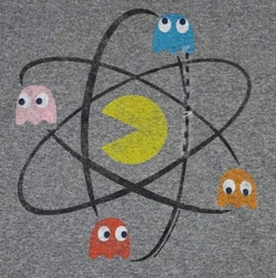 Pac Man Atoms T-Shirt