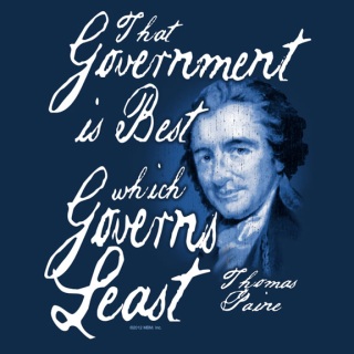 Governs Least Thomas Paine T-Shirt