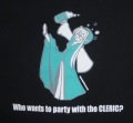 Party with the Cleric T-Shirt - Click Image to Close