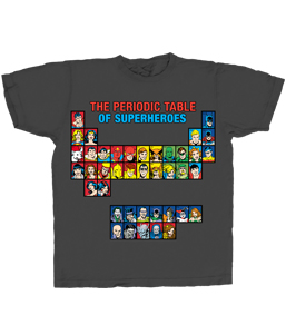 Periodic Table of Heroes T-Shirt