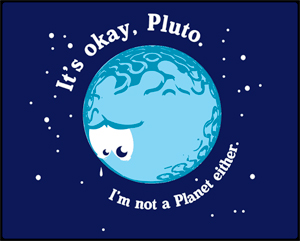 It's Okay Pluto T-Shirt - Click Image to Close