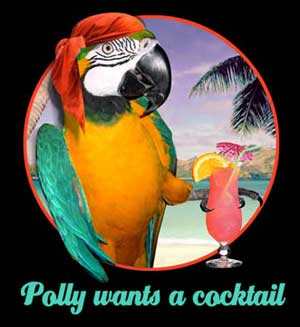 Polly Wants a Cracker Baby Doll Shirt - Click Image to Close