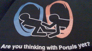 Are You Thinking With Portals Yet Shirt