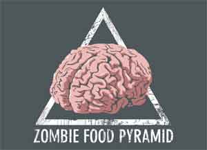 Zombie Food Pyramid T-Shirt