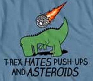 TRex Hates Pushups T-Shirt