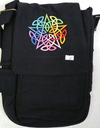 Rainbow Star Tech Bag - Click Image to Close