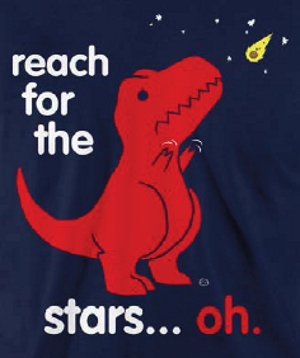 Reach for the Stars Dino T-Shirt - Click Image to Close