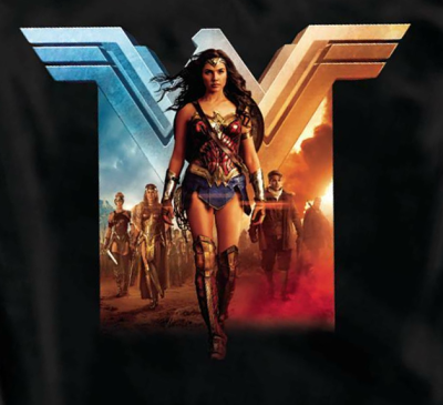 Wonder Woman Red & Blue Gal Gadot T-Shirt