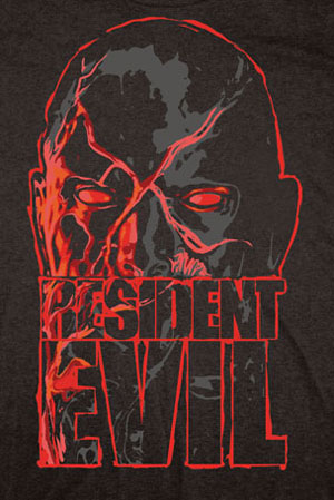 Resident Evil Zombie Red Eyes Shirt - Click Image to Close