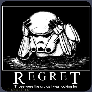 Stormtrooper Regret