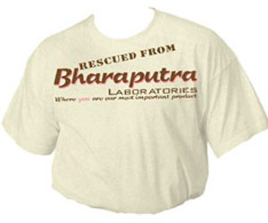 Rescued from Bharaputra Laboratories Shirt - Click Image to Close