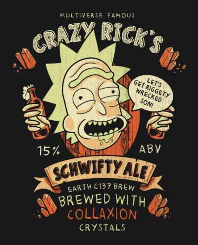 Crazy Rick's Ale T-Shirt - Click Image to Close