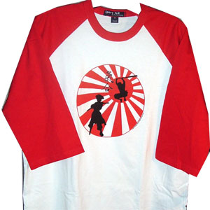 Pirates VS Ninjas Rising Sun T Shirt