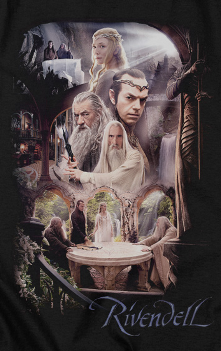 Rivendell Hobbit T-Shirt - Click Image to Close