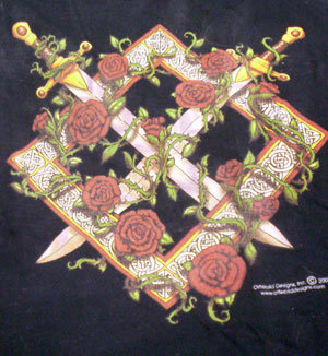 Rose Sword Shirt - Click Image to Close