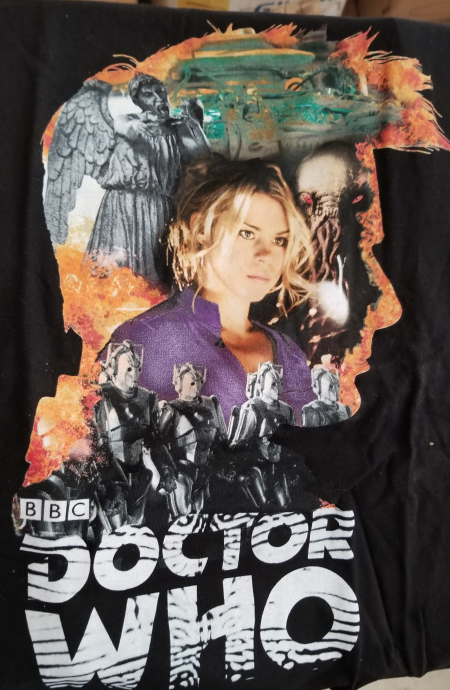 Dr Who & Rose Tyler T-Shirt - Click Image to Close