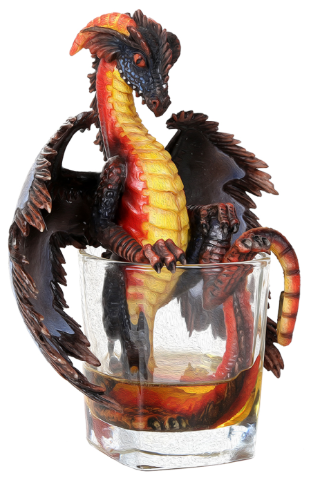 Rum Dragon Figurine - Click Image to Close