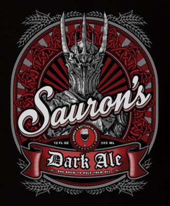 Sauron;s Pale Ale T-Shirt - Click Image to Close