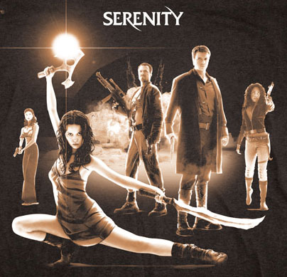 Serenity Movie Poster Shirt - Click Image to Close