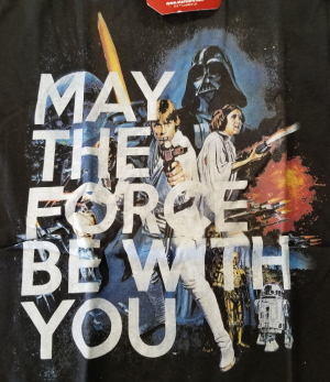 Star Wars Poster (Classic) T-Shirt - Click Image to Close