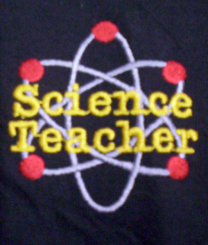 Science Teacher Embroidered Polo - Click Image to Close