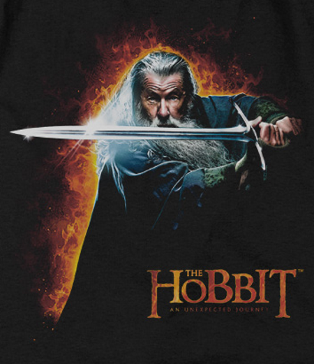 Secret Fire Gandalf Hobbit T-Shirt