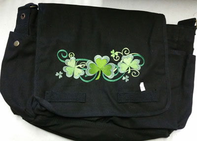 Shamrocks Messenger Bag