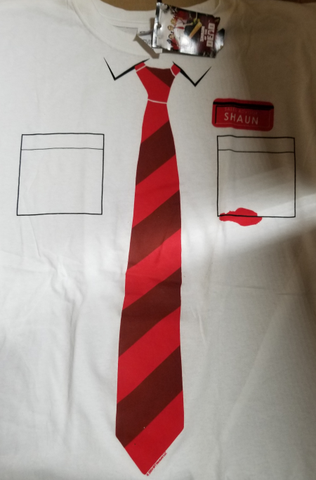 Shaun of the Dead Tie T-Shirt - Click Image to Close