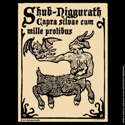 Shub-Niggaruth Woodcut T-Shirt - Click Image to Close