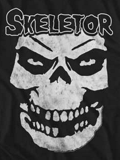 Skeletor Face T-Shirt - Click Image to Close