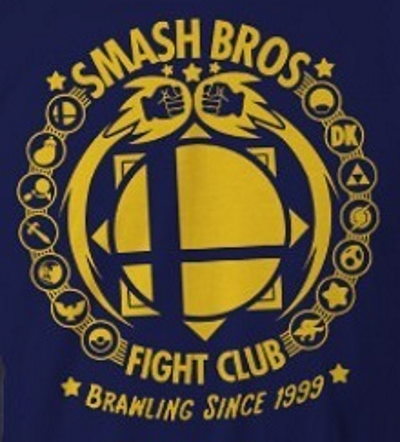 Smash Bros Fight Club T-Shirt - Click Image to Close