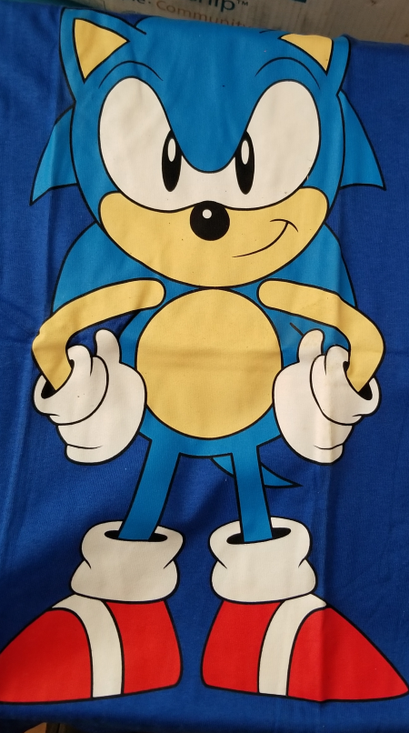 Sonic the Hedgehog Full Body T-Shirt - Click Image to Close