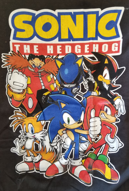 Sonic the Hedgehog Characters T-Shirt - Click Image to Close