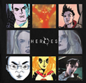 Heroes Squares Shirt - Click Image to Close