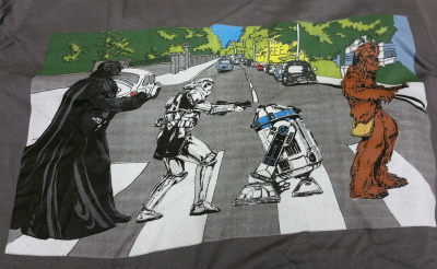 Star Wars Crossing (Abbey Road Parody) T-Shirt - Click Image to Close