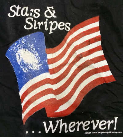 Stars & Stripes... Wherever T Shirt - Click Image to Close