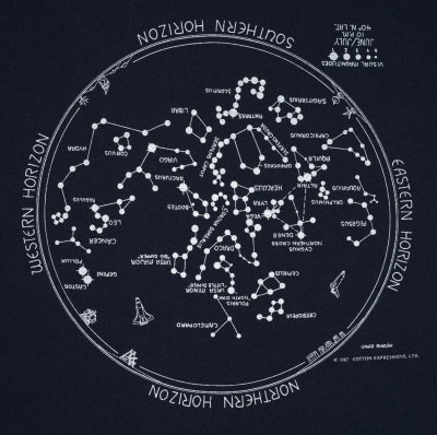 Summer Star Chart T-Shirt