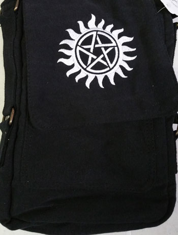 Supernatural Symbol Tech Bag - Click Image to Close