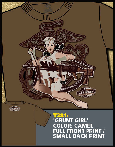 Grunt Girl Pinup Shirt