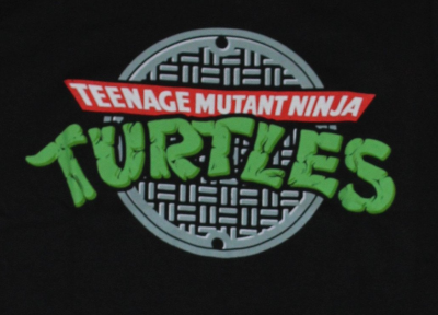 TMNT Ninja Turtles Manhole Cover T-Shirt - Click Image to Close