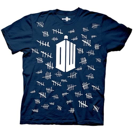 Dr Who Tally Marks T-Shirt