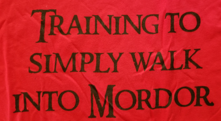 Training to Walk Into Mordor T-Shirt