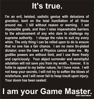 (image for) It's True - Gamemaster Shirt