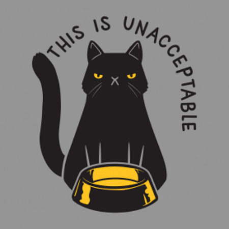 This is Unacceptable Cat T-Shirt - Click Image to Close