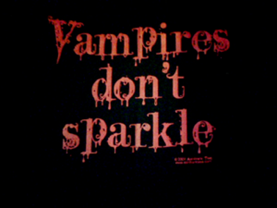 Vampires Don't Sparkle T-Shirt