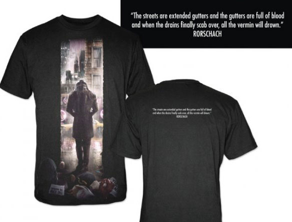 Rorschach Poster Watchmen Shirt - Click Image to Close